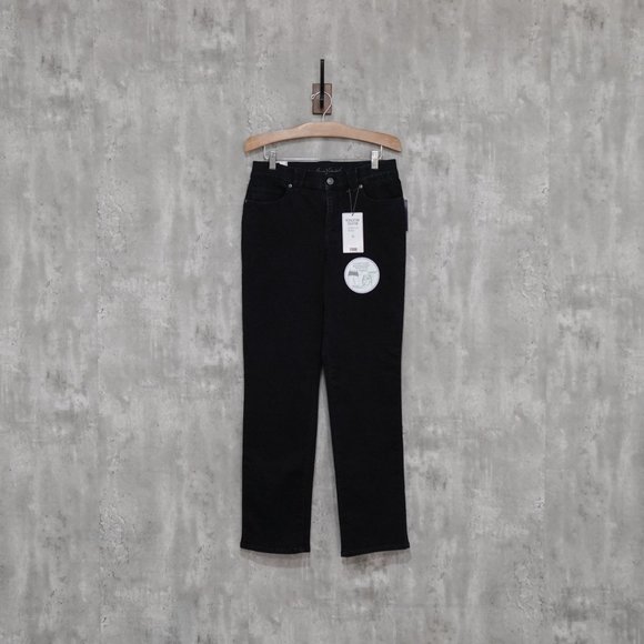 Gloria Vanderbilt Straight Leg Mid Rise Jeans, 6 - Picture 1 of 4